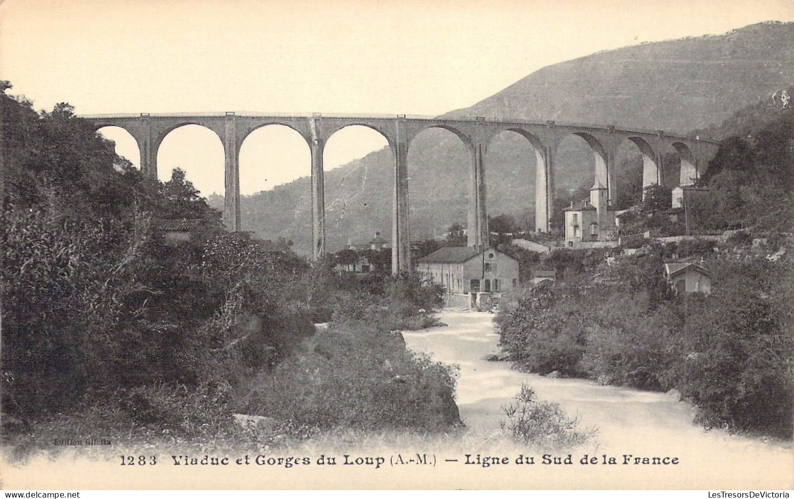 FRANCE  - Viaduc Et Gorges Du Loup - Ligne Du Sud De La France - Carte Postale Ancienne - Otros & Sin Clasificación