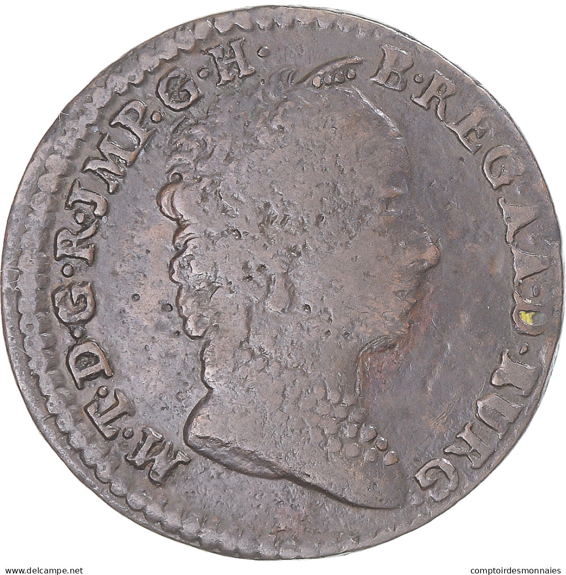 Monnaie, Pays-Bas Autrichiens, Maria Theresa, Liard, Oord, 1750, Bruges, TB - …-1795 : Periodo Antiguo