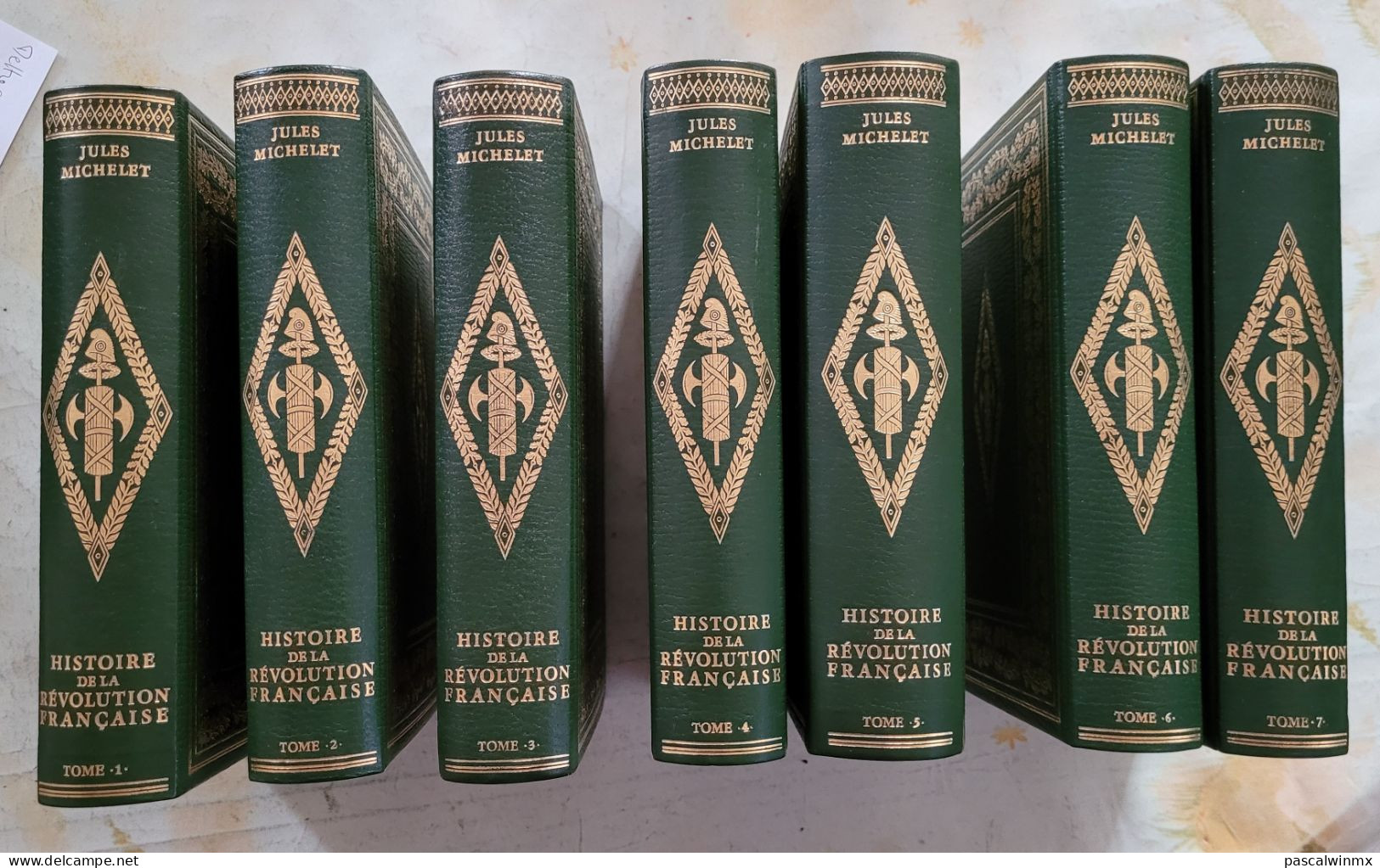 HISTOIRE De La RÉVOLUTION FRANÇAISE De Jules MICHELET En 7 Volumes -- LIVRES NEUFS - Wholesale, Bulk Lots