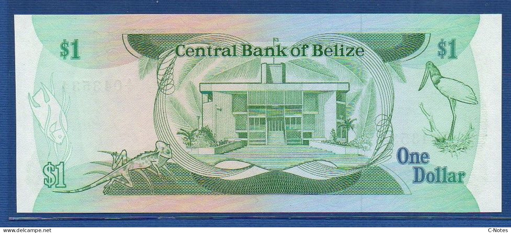 BELIZE - P.43 – 1 Dollar 01.07.1983 UNC, S/n A/6 043534 - Belize