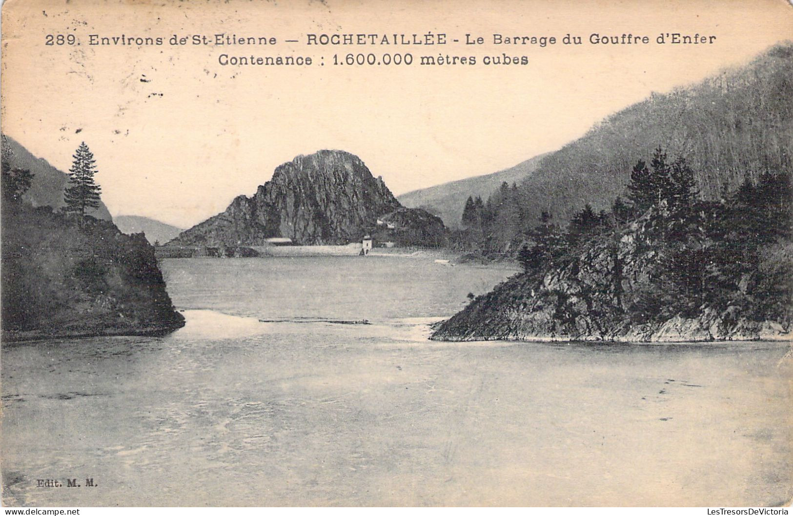 FRANCE - 42 - ROCHETAILLEE - Le Barrage Du Gouffre D'Enfer  - Carte Postale Ancienne - Rochetaillee