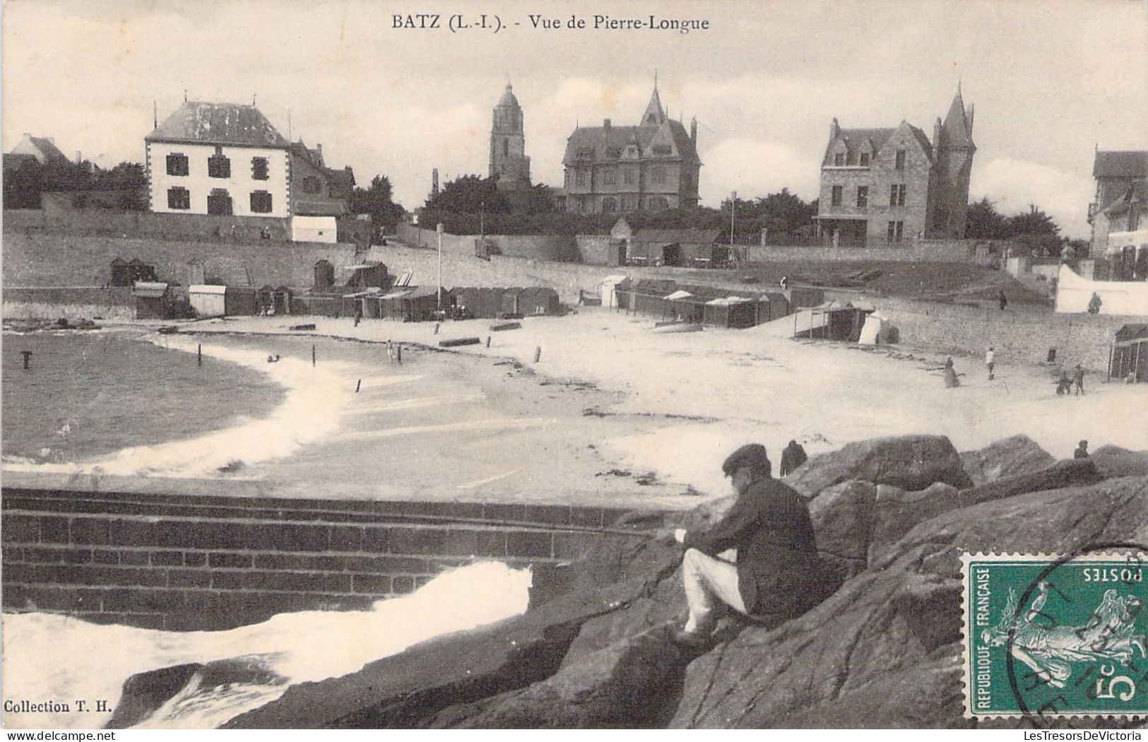 FRANCE - 43 - BATZ Sur Mer - Vue De Pierre Longue - Carte Postale Ancienne - Batz-sur-Mer (Bourg De B.)