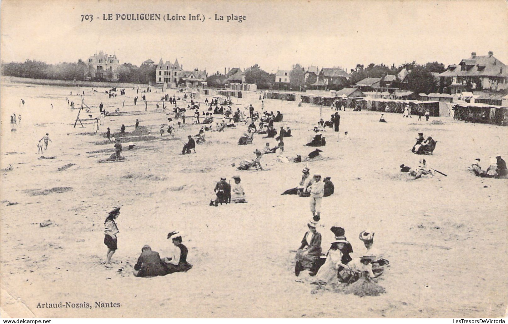 FRANCE - 43 - Le POULIGUEN - La Plage - Carte Postale Ancienne - Le Pouliguen