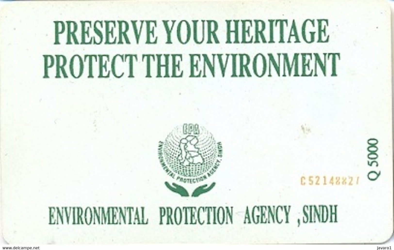 PAKMAP : WP06010 30 PRESERVE YOUR HERITAGE USED - Pakistán