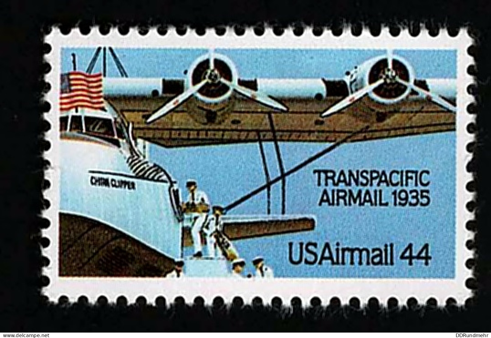 1985 China Clipper Michel US 1727 Stamp Number US C115 Yvert Et Tellier US PA109 Stanley Gibbons US A2144 Xx MNH - 3b. 1961-... Neufs