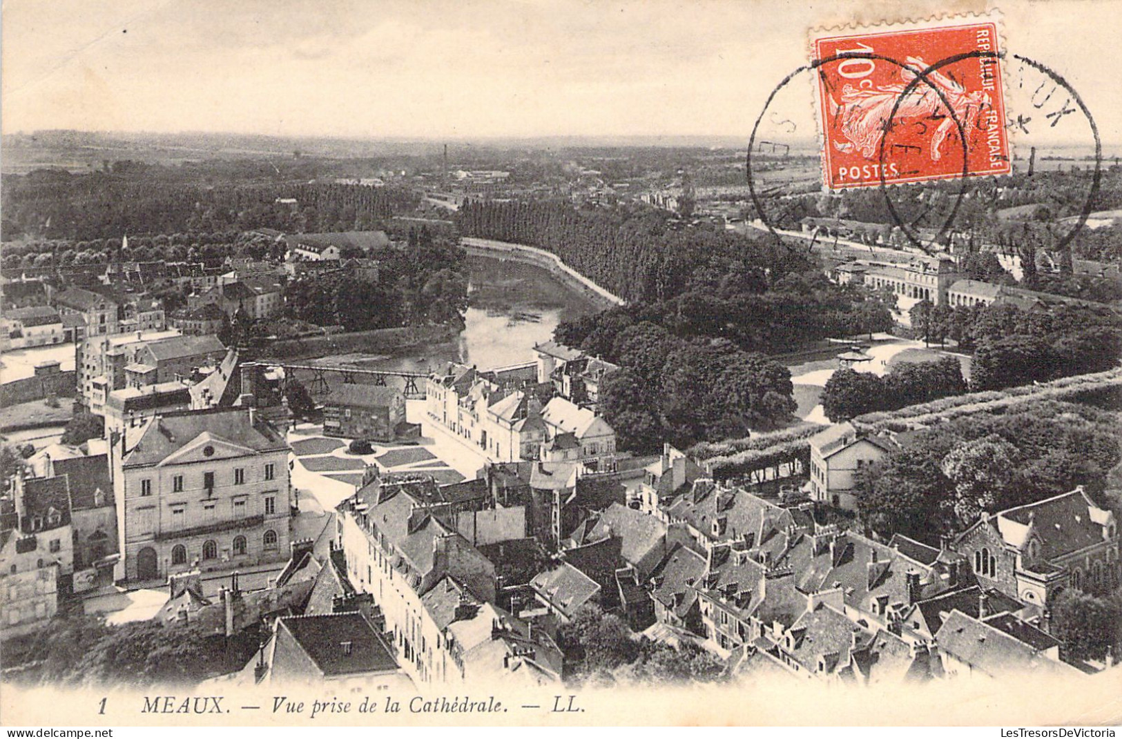 FRANCE - 77 - MEAUX - Vue Prise De La Cathédrale - Carte Postale Ancienne - Meaux