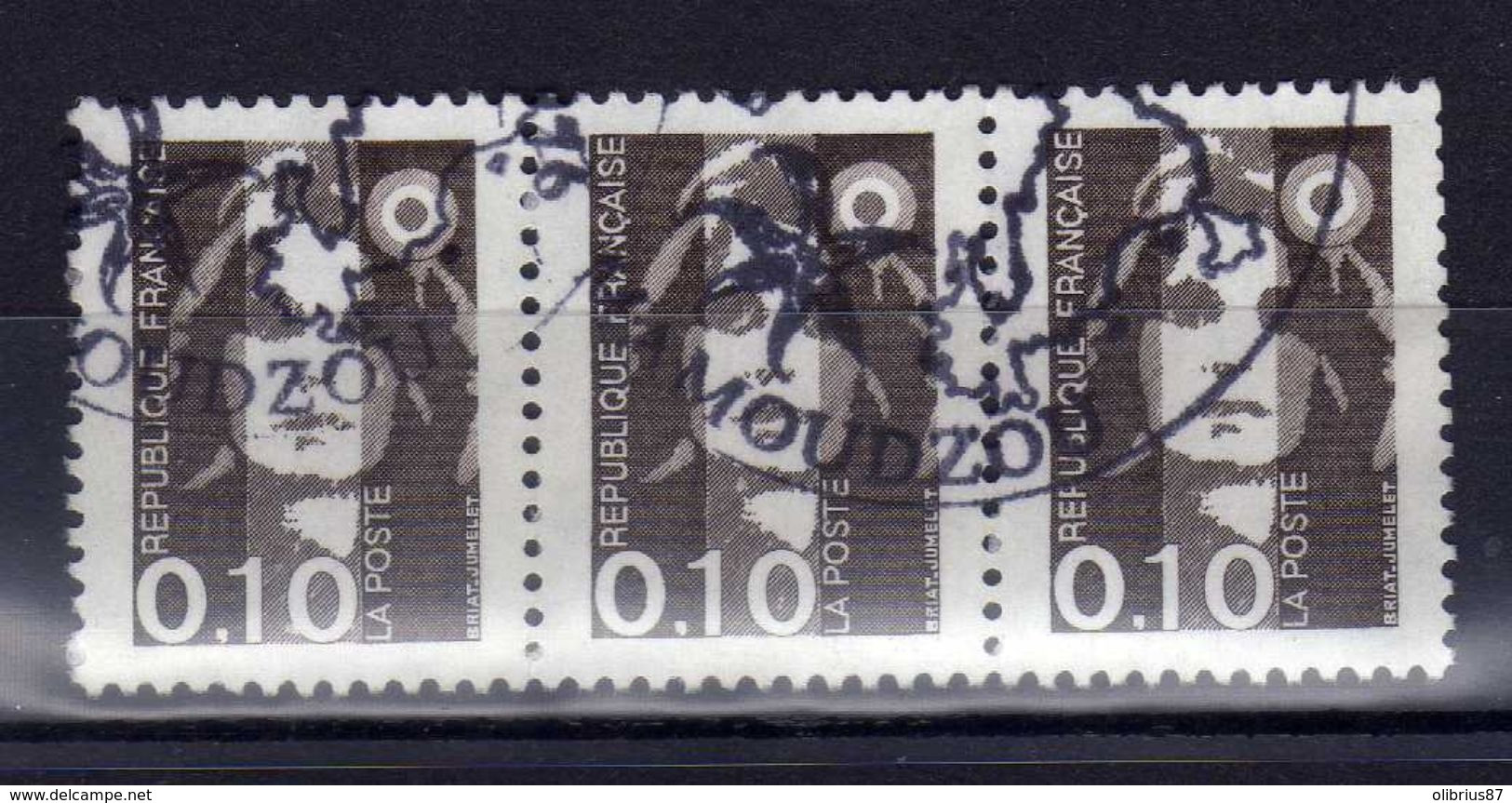 Mayotte Série Marianne Du Bicentenaire (Briat Et Jumelet) Timbres Non Surchargés "Mayotte" Mais Oblitérés à Mamoudzou - Gebraucht