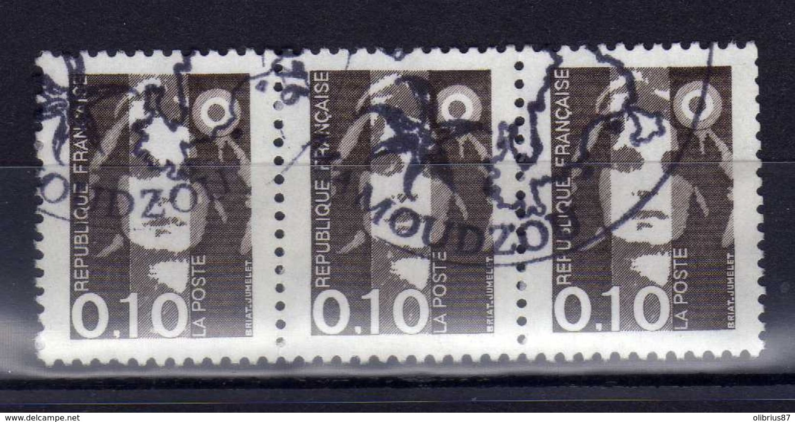 Mayotte Série Marianne Du Bicentenaire (Briat Et Jumelet) Timbres Non Surchargés "Mayotte" Mais Oblitérés à Mamoudzou - Used Stamps