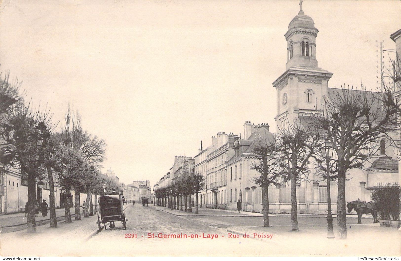 FRANCE - 78 - Saint Germain En Laye - Rue De Poissy - Carte Postale Ancienne - St. Germain En Laye