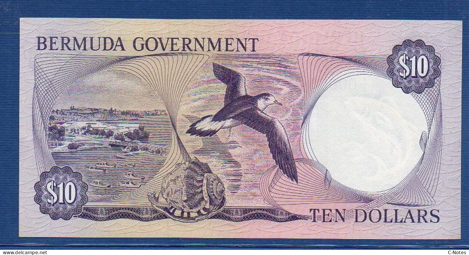BERMUDA - P.25 – 10 Dollars 1970 UNC , S/n A/1 000504 LOW SERIAL - Bermudas