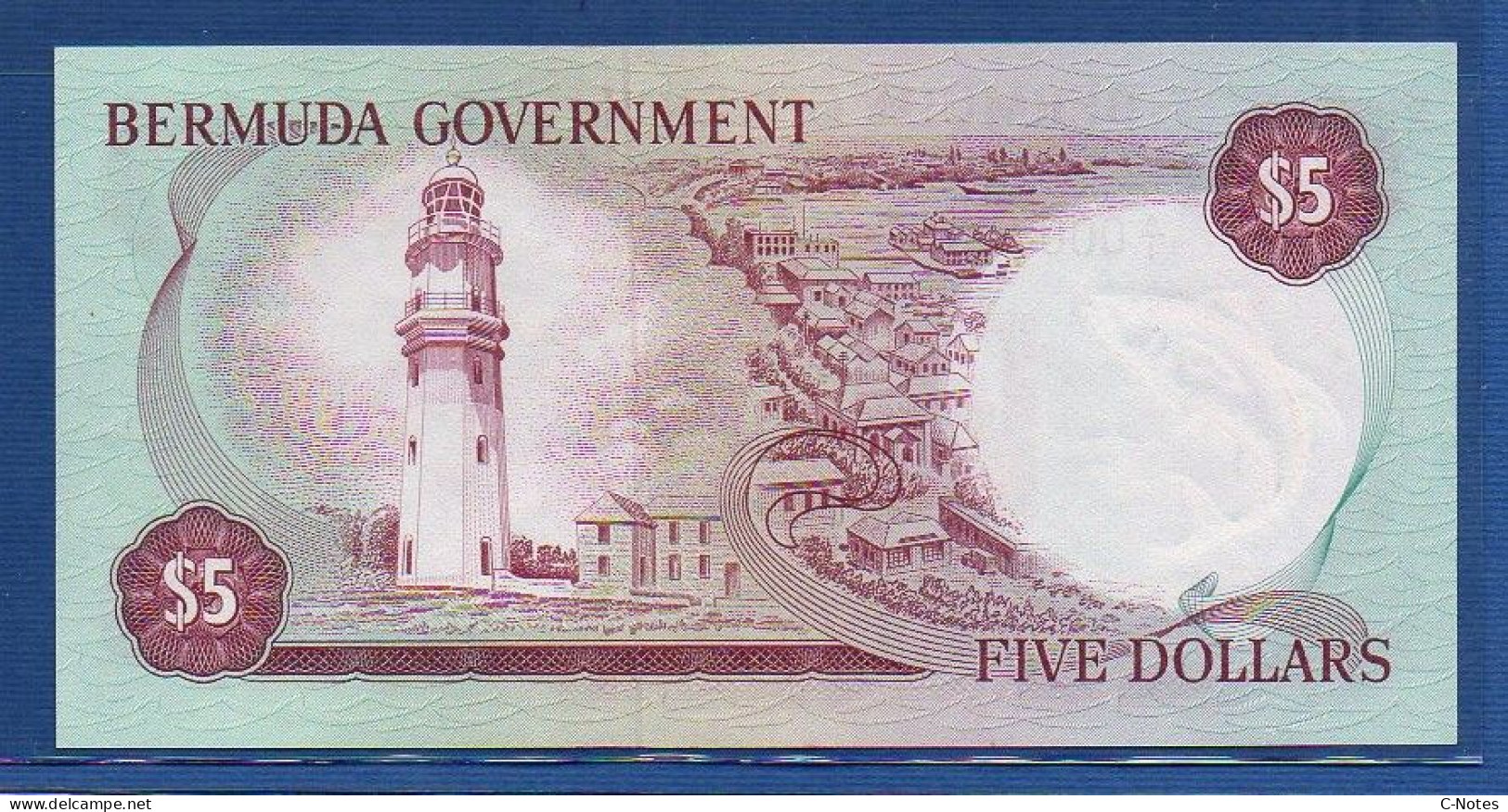 BERMUDA - P.24 – 5 Dollars 1970 UNC , S/n A/1 000800 LOW SERIAL - Bermudes