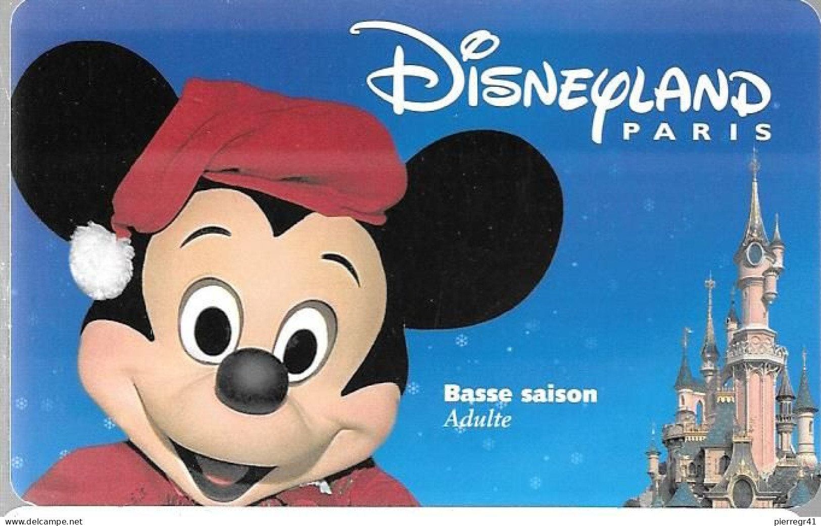 PASS--DISNEYLAND-MICKEY-ADULTE-BASSE SAISON-SPEOS-1999/02/MIK-Gratuit Le 071299-Apres Fermeture- TB E - Passaporti  Disney