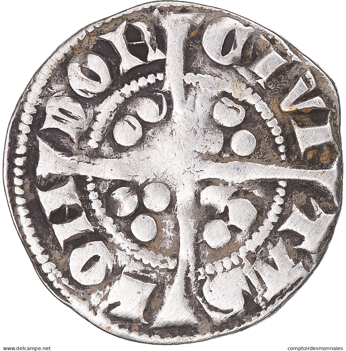 Monnaie, Grande-Bretagne, Edward I, II, III, Penny, Londres, TB+, Argent - 1066-1485 : Bas Moyen-Age