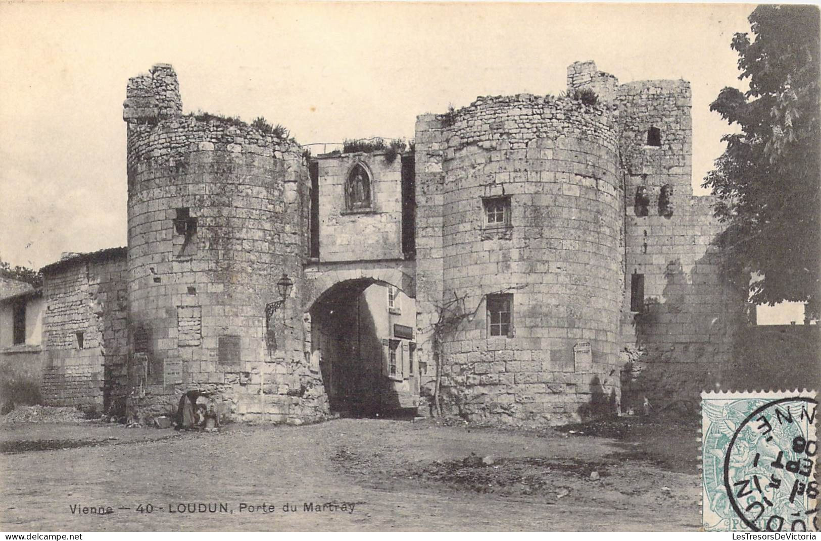 FRANCE - 86 - LOUDUN - Porte De Martrey - Carte Postale Ancienne - Loudun