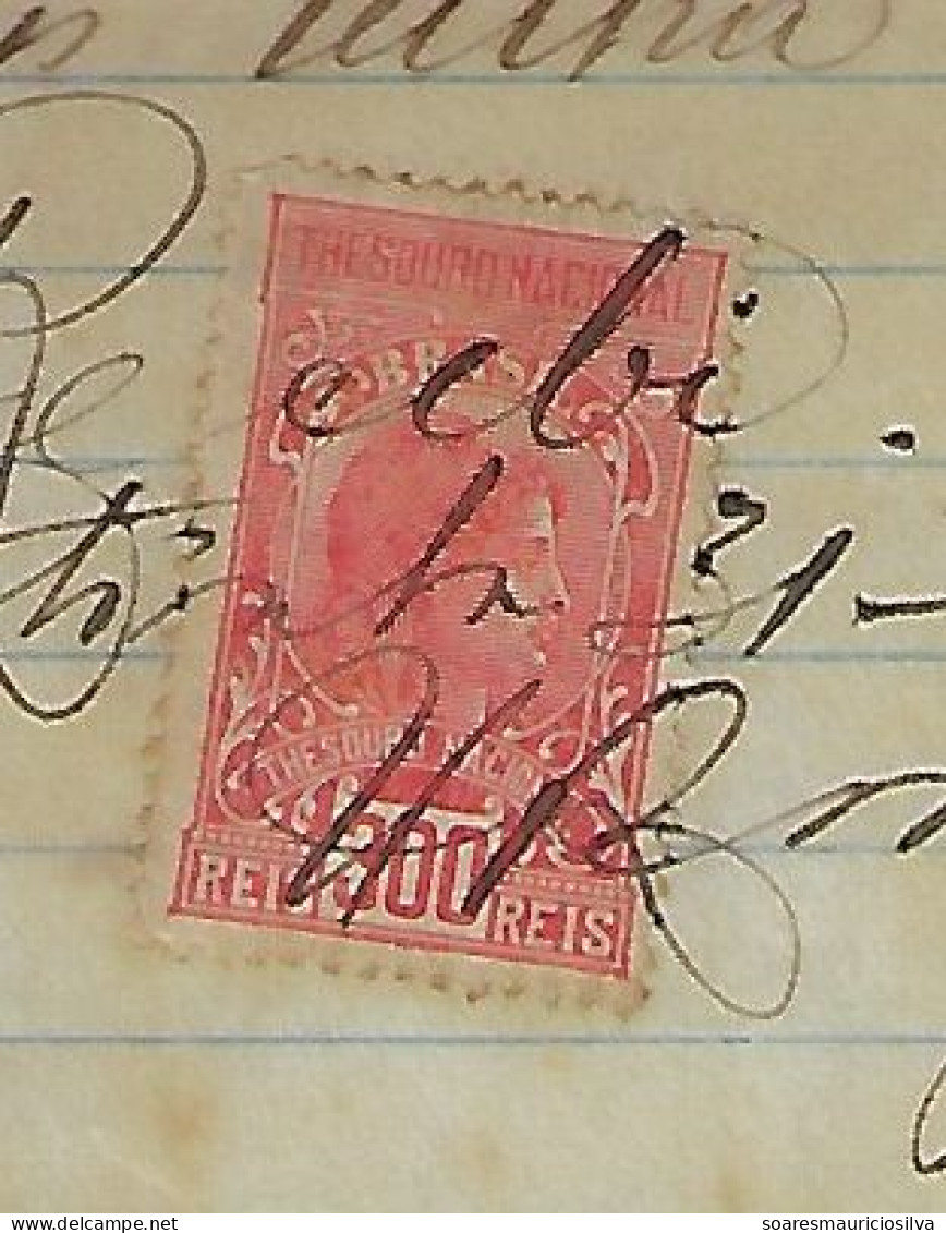 Brazil 1917 Fern Warehouse Invoice To Petropolitan Company Rio De Janeiro National Treasury Tax Revenue Fiscal Stamp - Covers & Documents