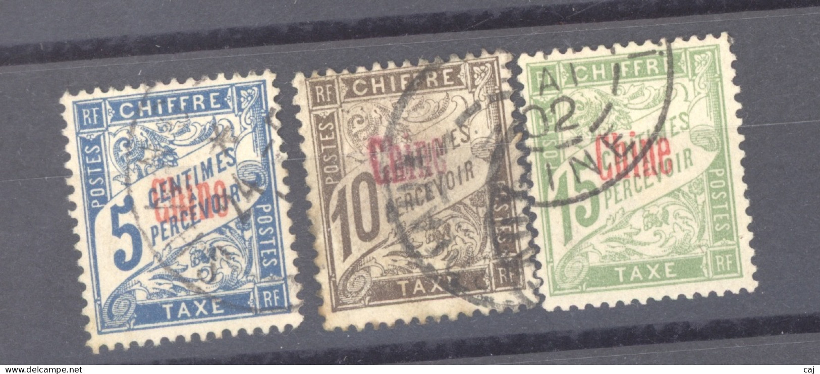 Chine  -  Taxes  :  Yv  1-3  (o) - Postage Due