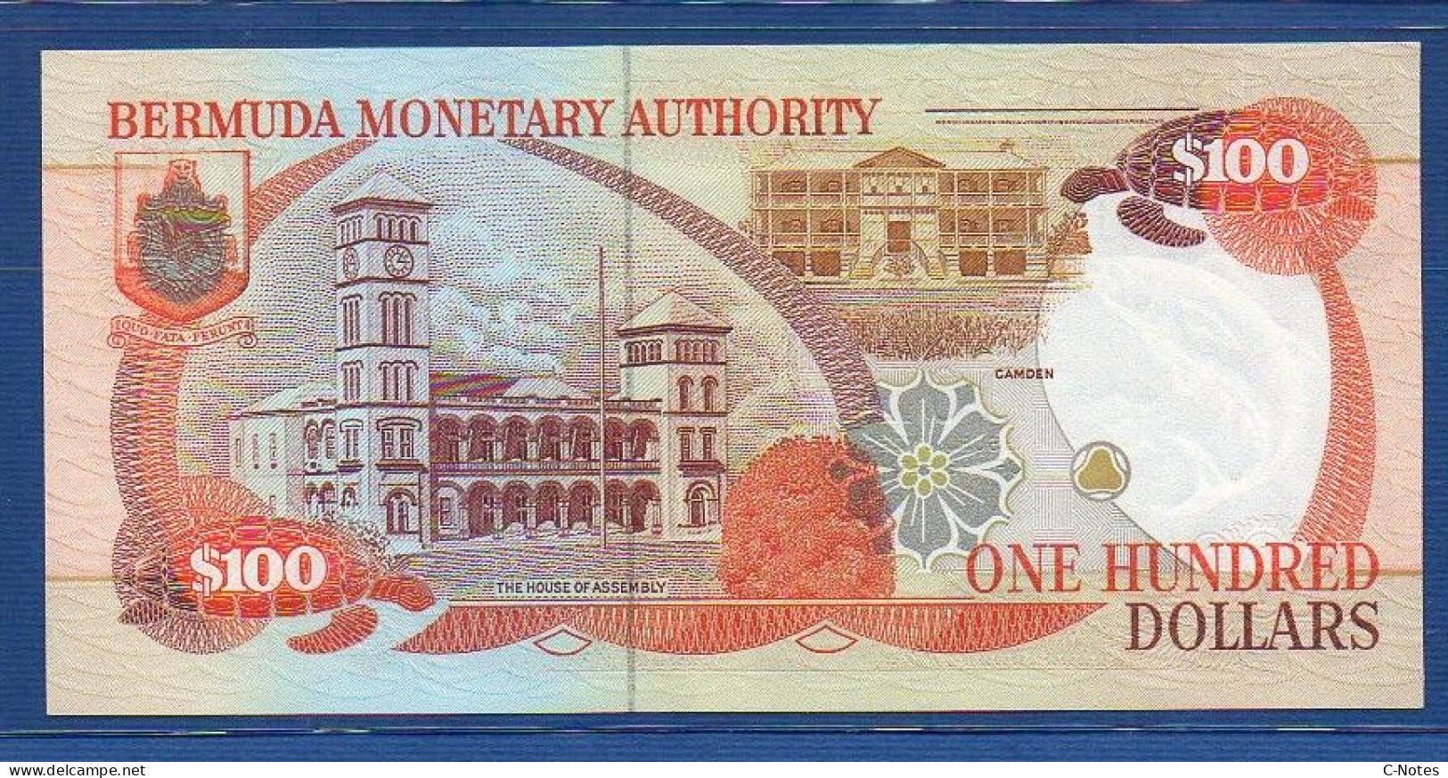 BERMUDA - P.39 – 100 Dollars 1989 UNC, S/n B/1 000139 LOW NUMBER - Bermudes