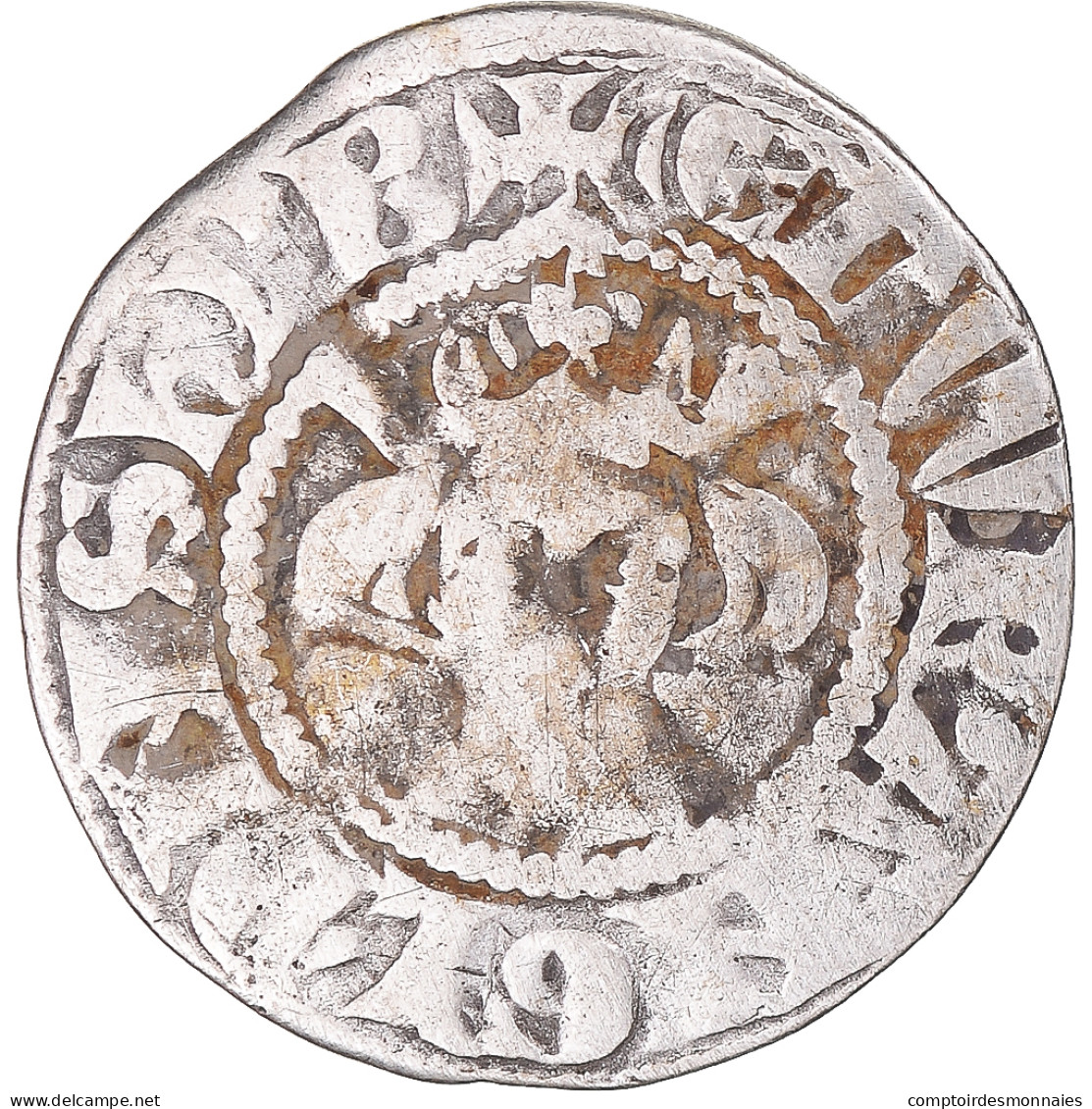 Monnaie, Grande-Bretagne, Edward I, II, III, Penny, Canterbury, TB+, Argent - 1066-1485 : Bas Moyen-Age