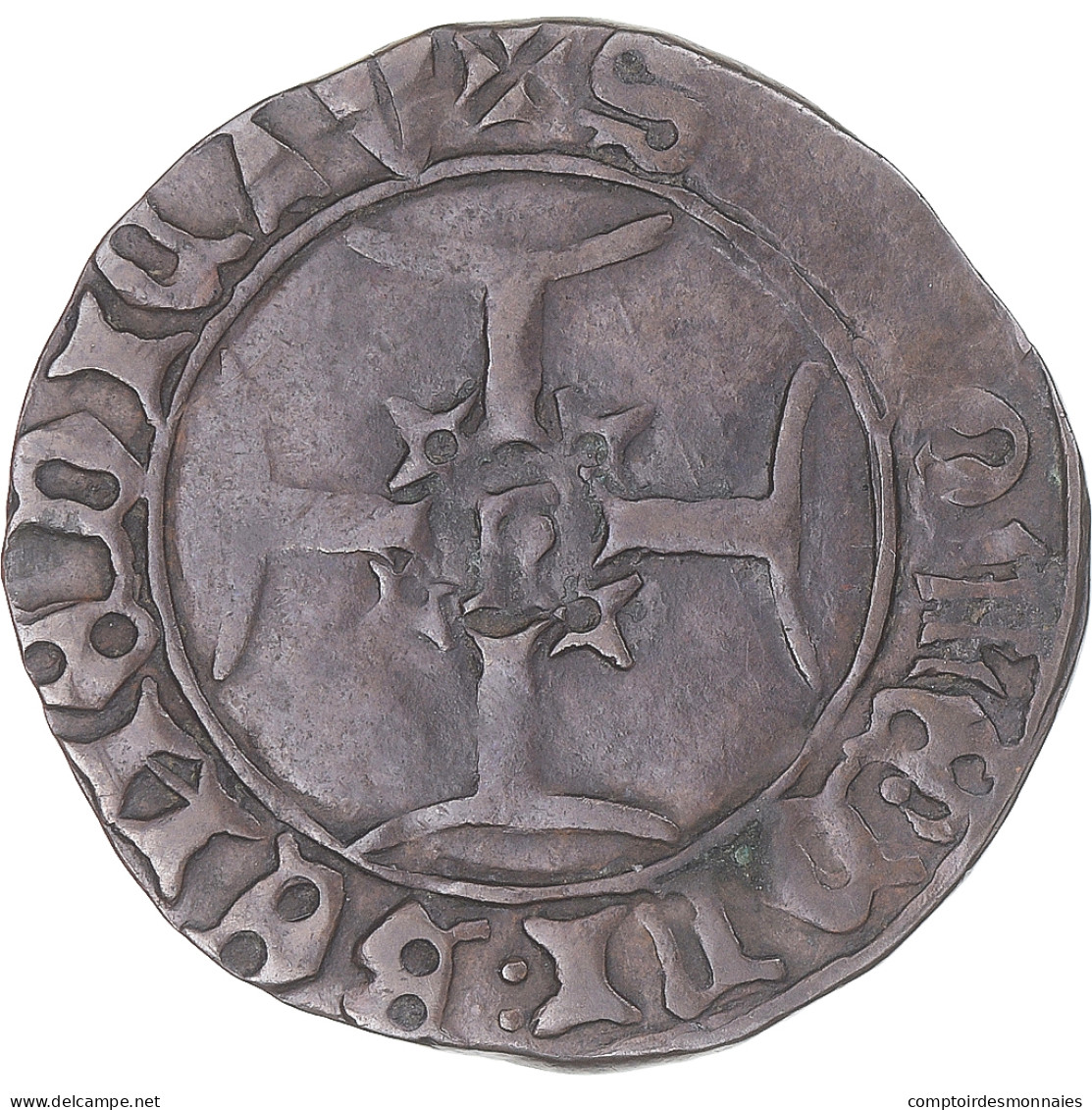 Monnaie, France, Henri V, Niquet, 1420-1422, Rouen, TTB+, Billon, Duplessy:441 - 1066-1485 : Bas Moyen-Age