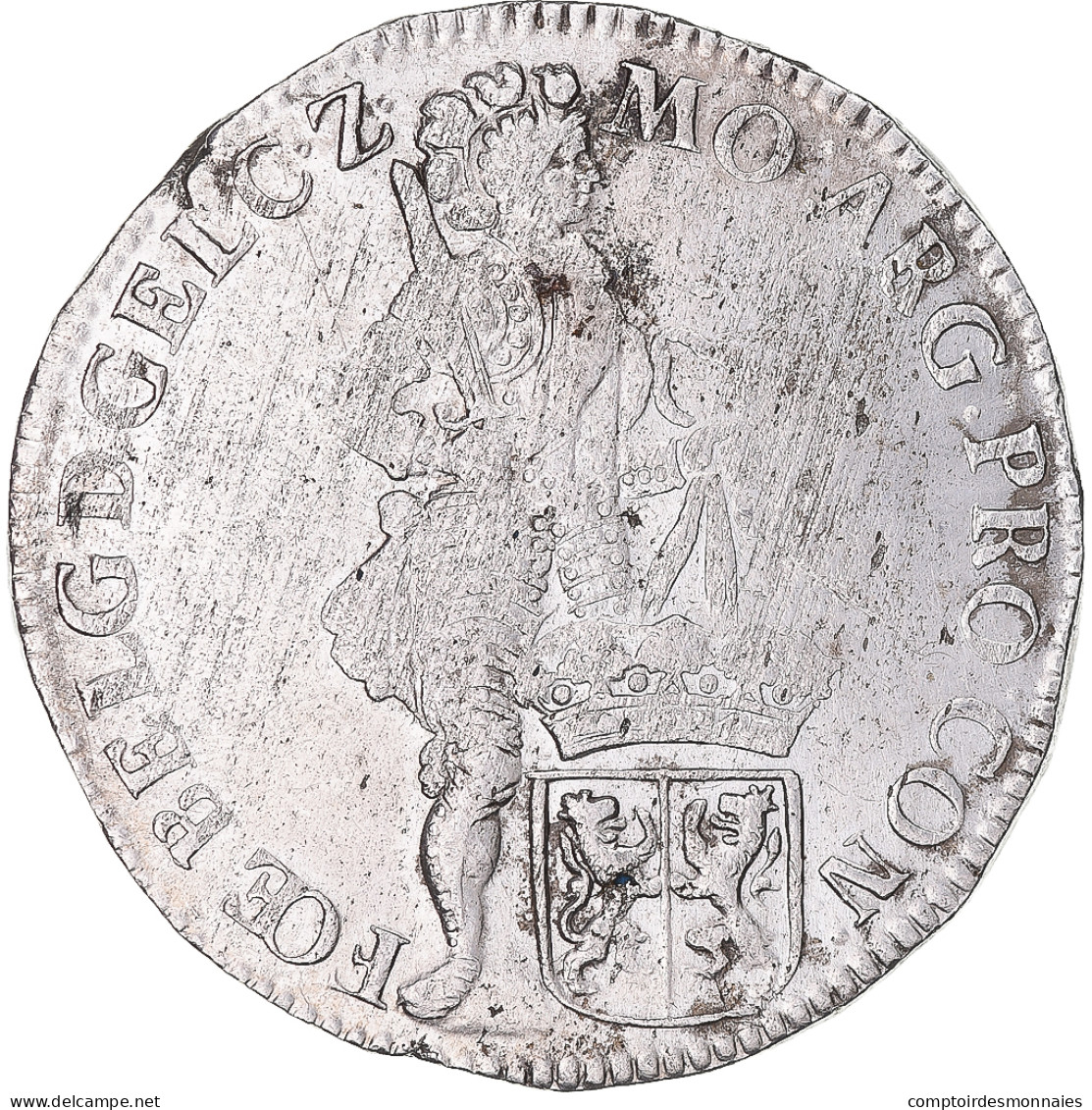 Monnaie, Pays-Bas, GELDERLAND, Silver Ducat, 170(?), Harderwijk, TB+, Argent - …-1795 : Periodo Antiguo