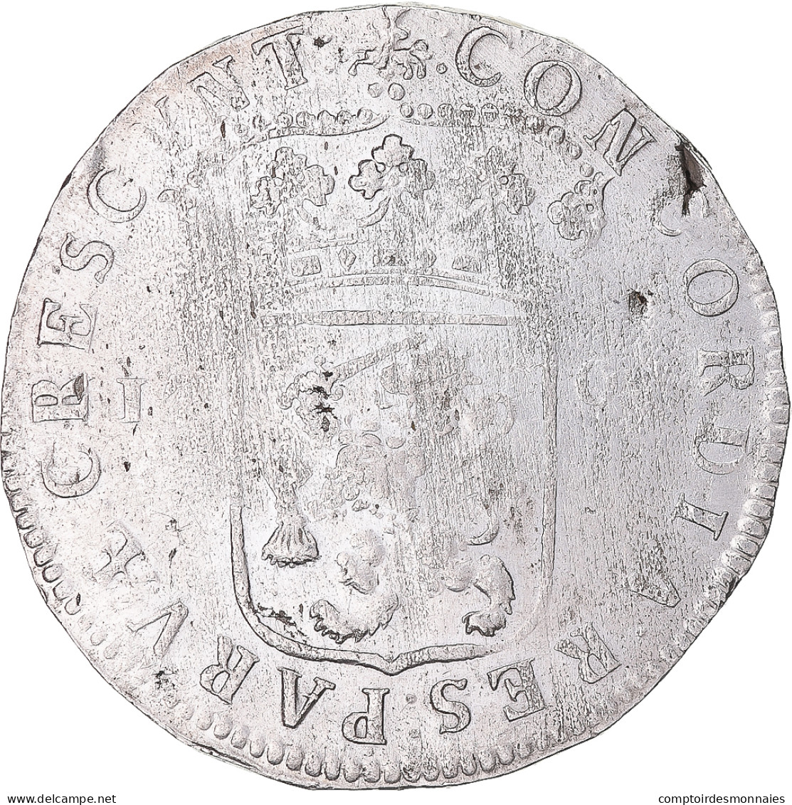 Monnaie, Pays-Bas, GELDERLAND, Silver Ducat, 170(?), Harderwijk, TB+, Argent - …-1795 : Période Ancienne