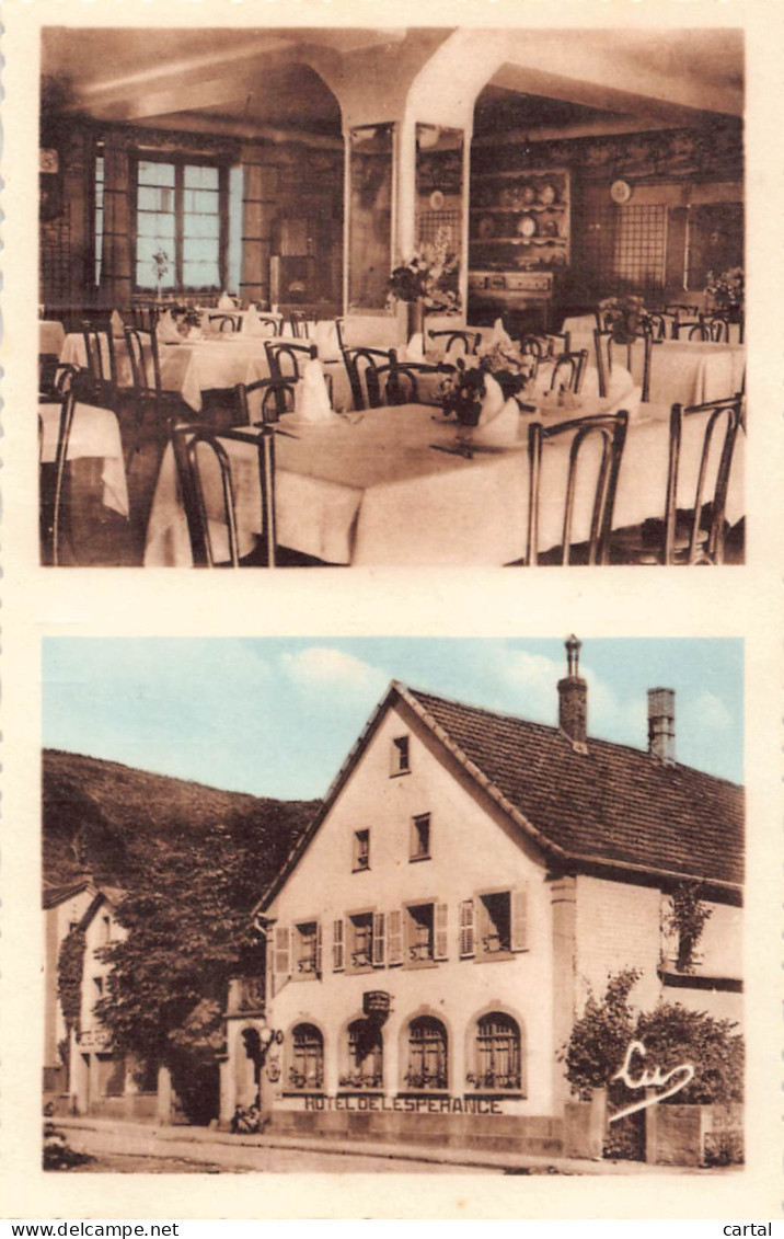 67 - ROTHAU - Hôtel De L'Espérance - Rothau