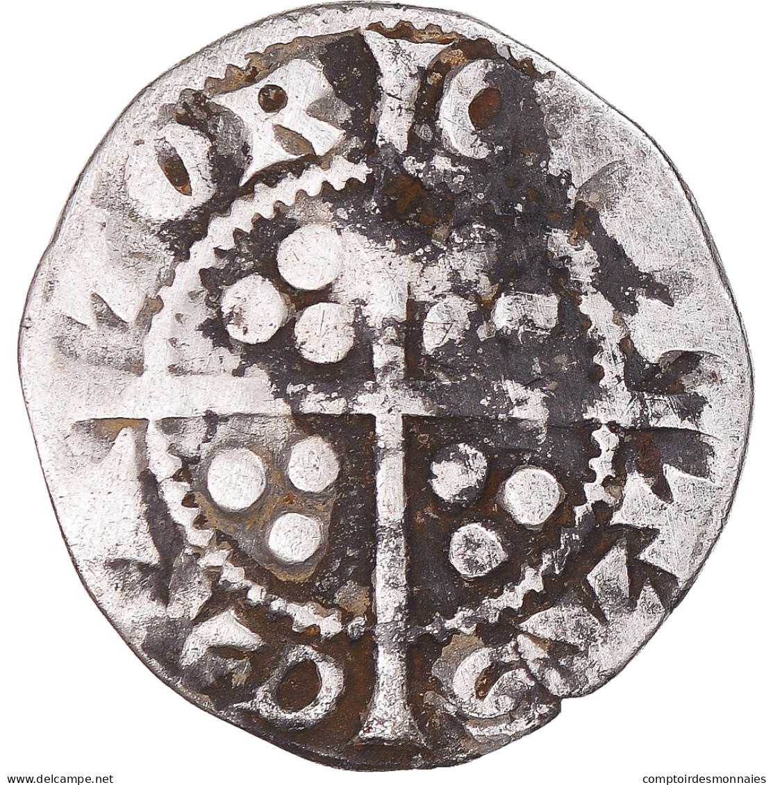 Monnaie, Grande-Bretagne, Edward I, II, III, Penny, Canterbury, TB+, Argent - 1066-1485 : Bas Moyen-Age