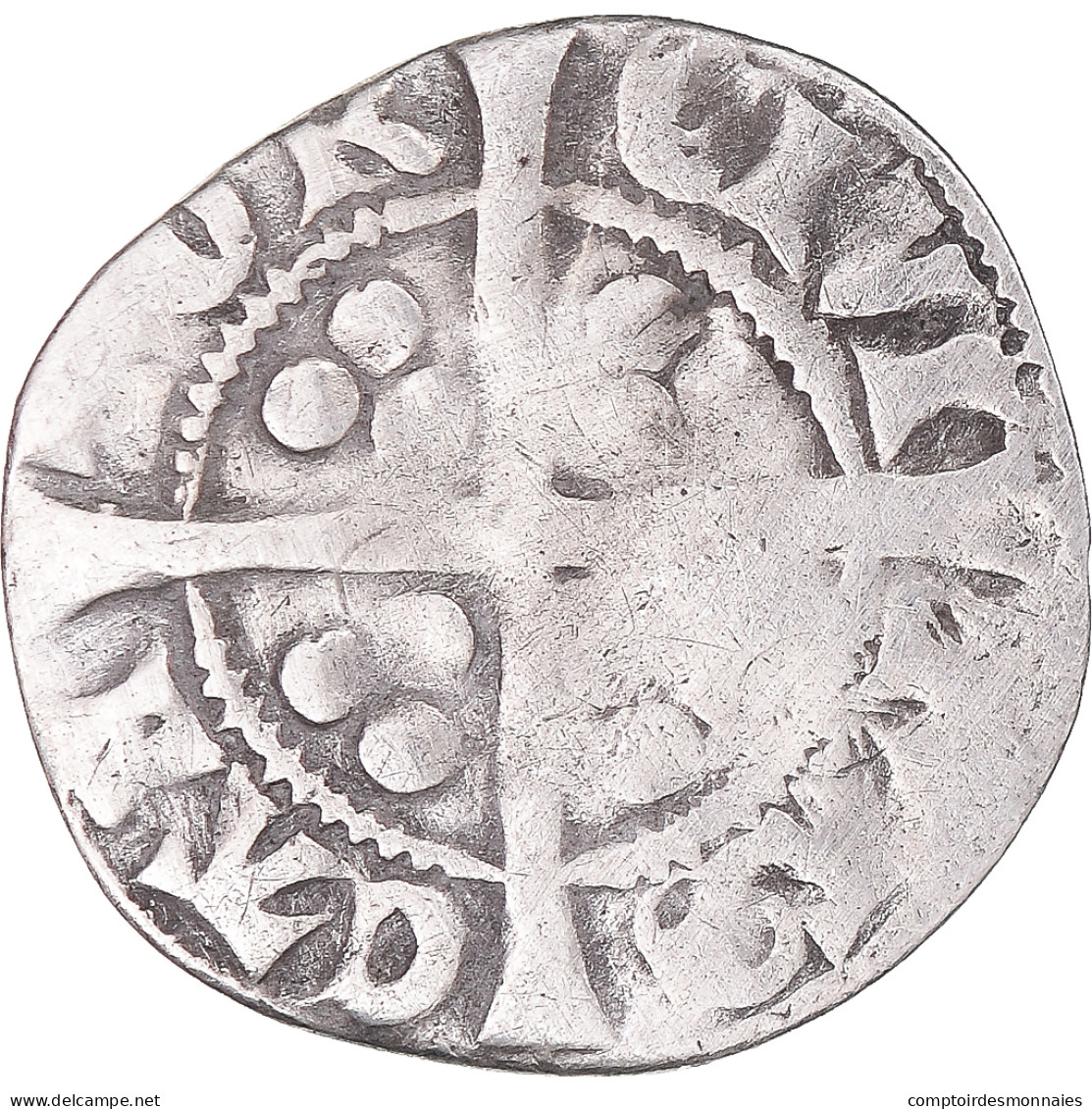 Monnaie, Grande-Bretagne, Edward I, II, III, Penny, Canterbury, TB+, Argent - 1066-1485 : Baja Edad Media