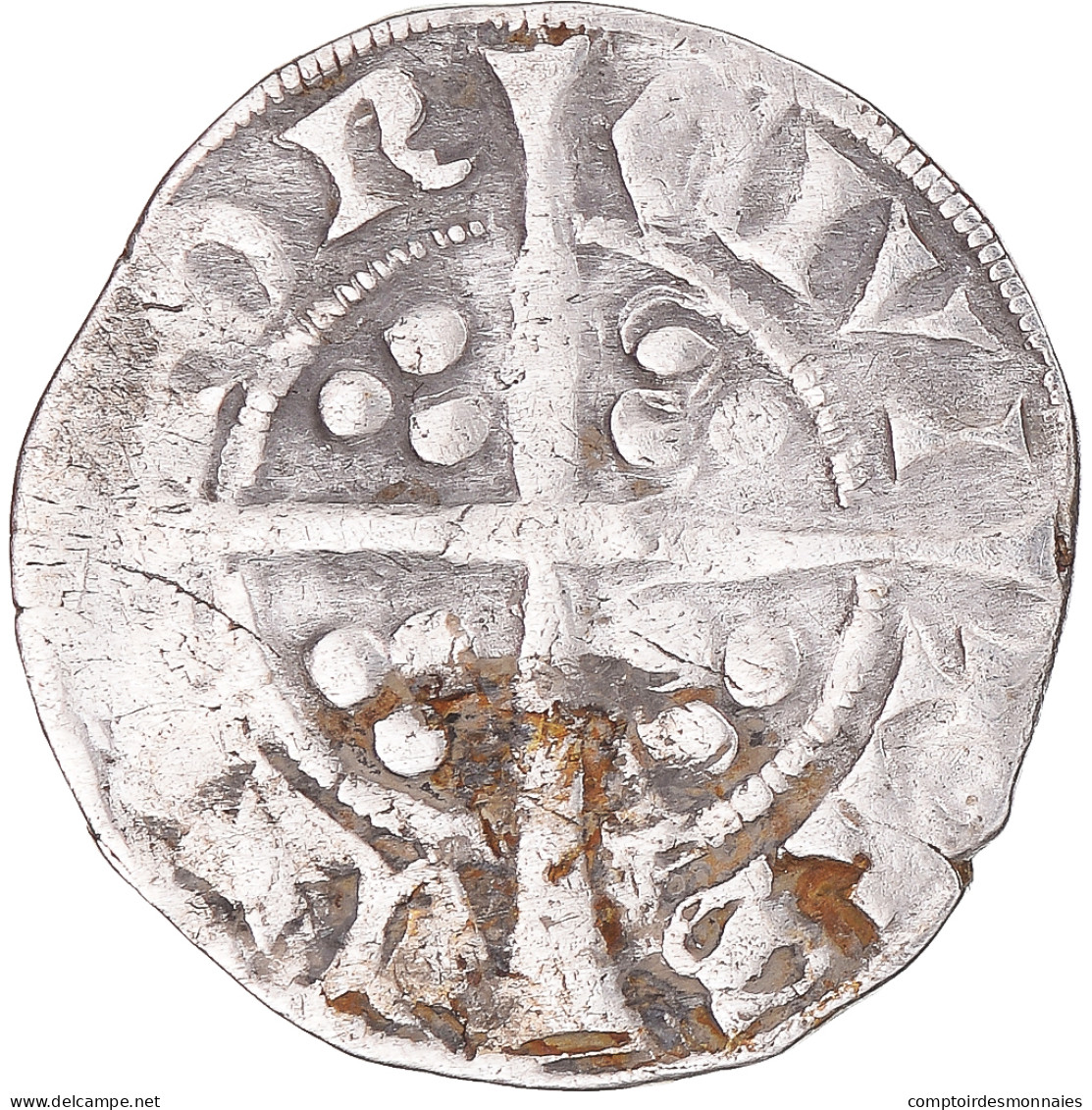 Monnaie, Grande-Bretagne, Edward I, II, III, Penny, Canterbury, TB+, Argent - 1066-1485: Hochmittelalter