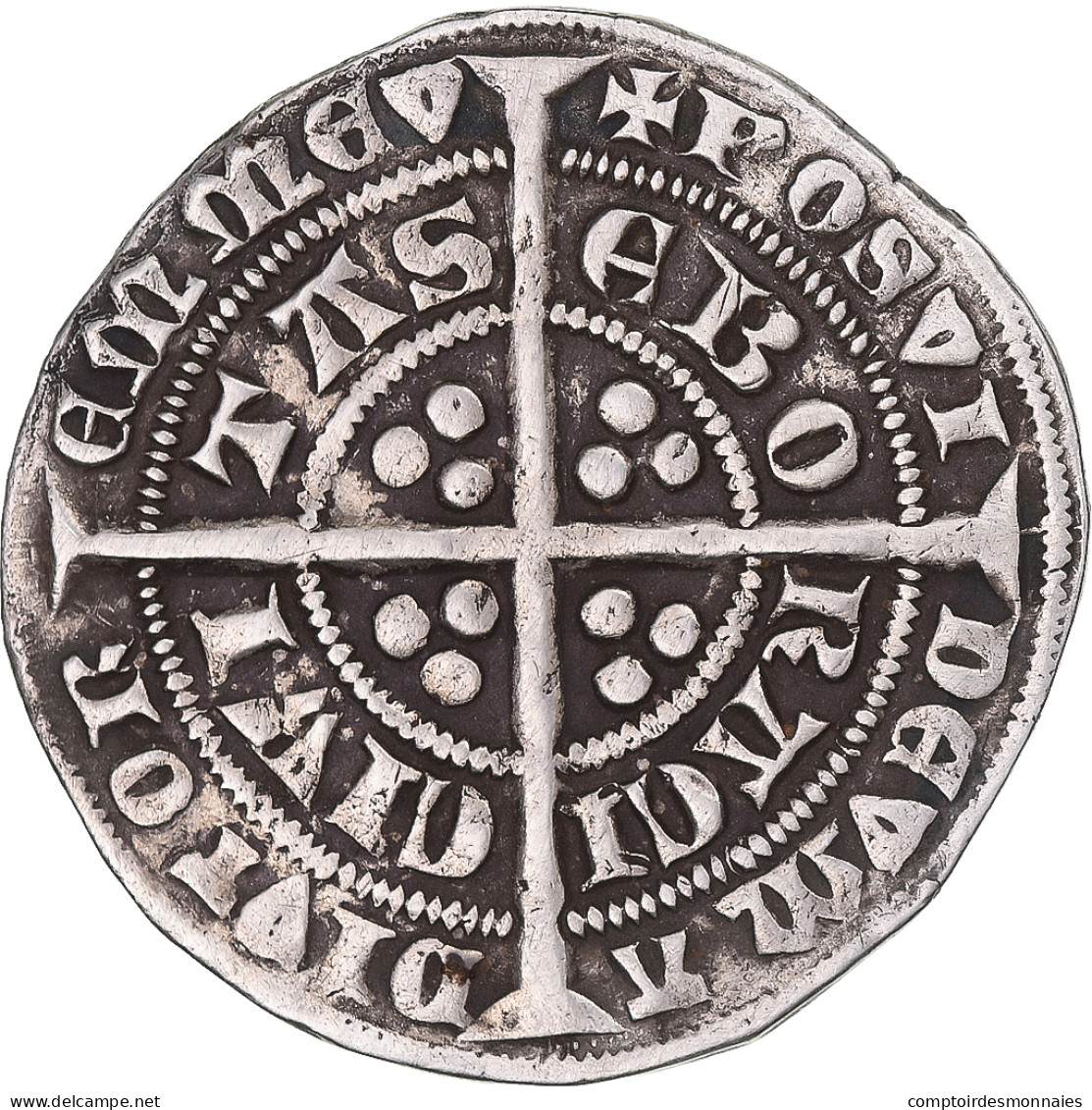 Grande-Bretagne, Edward III, Gros, 1351-1361, York, Argent, TTB, Spink:1571 - 1066-1485 : Late Middle-Age