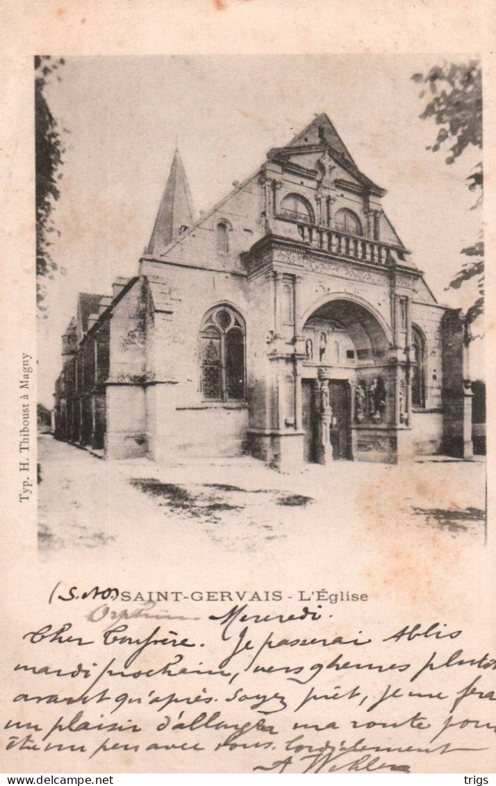 Saint Gervais - L'Église - Vauréal