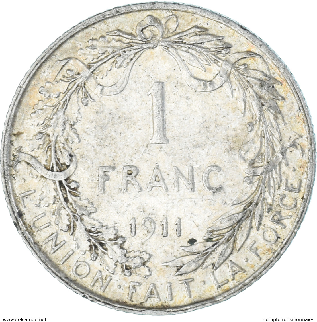 Monnaie, Belgique, Franc, 1911, TTB, Argent, KM:72 - 1 Franco