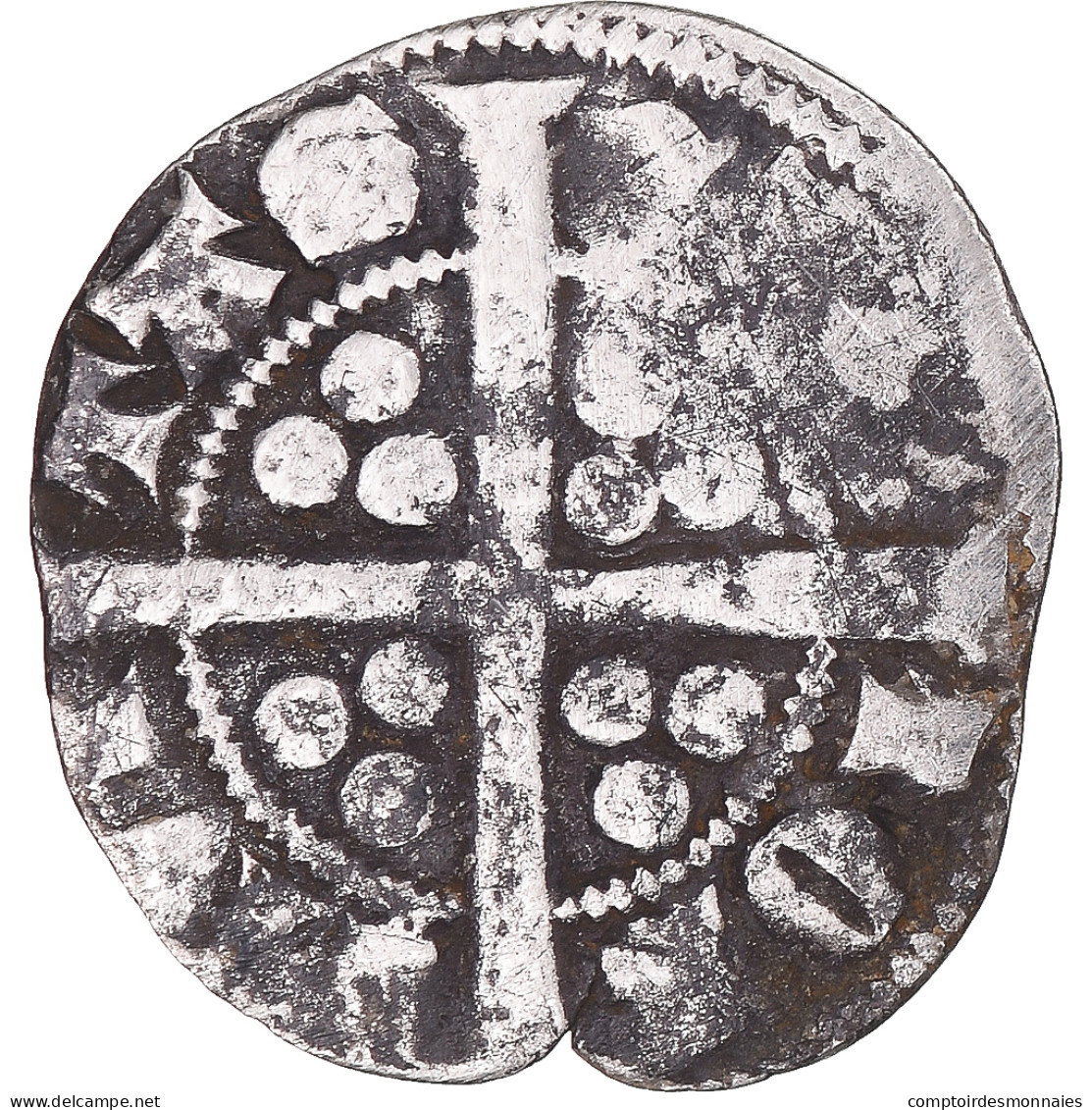 Monnaie, Grande-Bretagne, Edward I, II, III, Penny, Canterbury, TB+, Argent - 1066-1485 : Late Middle-Age