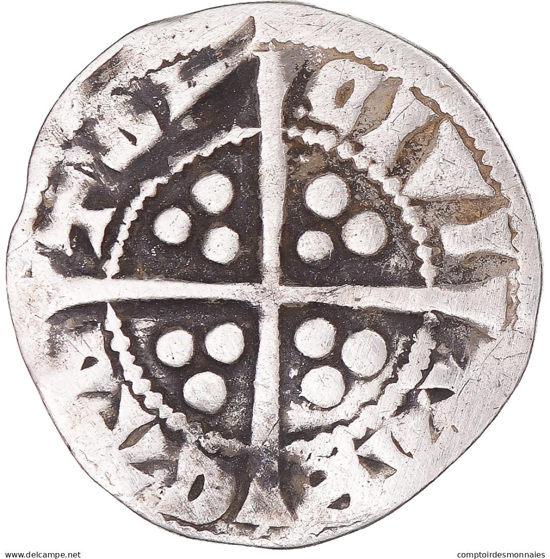 Monnaie, Grande-Bretagne, Edward I, II, III, Penny, Canterbury, TB+, Argent - 1066-1485 : Bas Moyen-Age