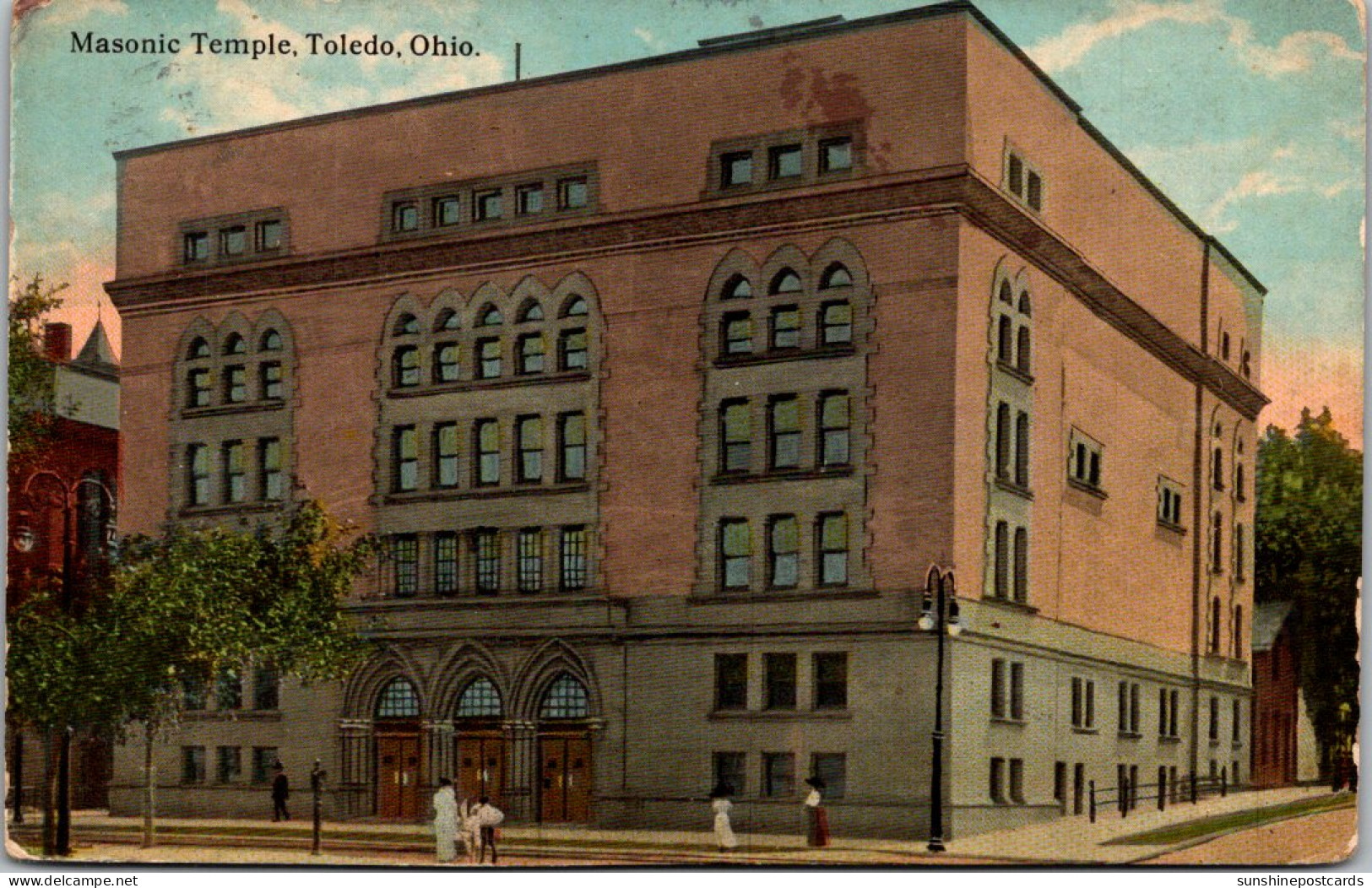 Ohio Toledo Masonic Temple 1913 - Toledo