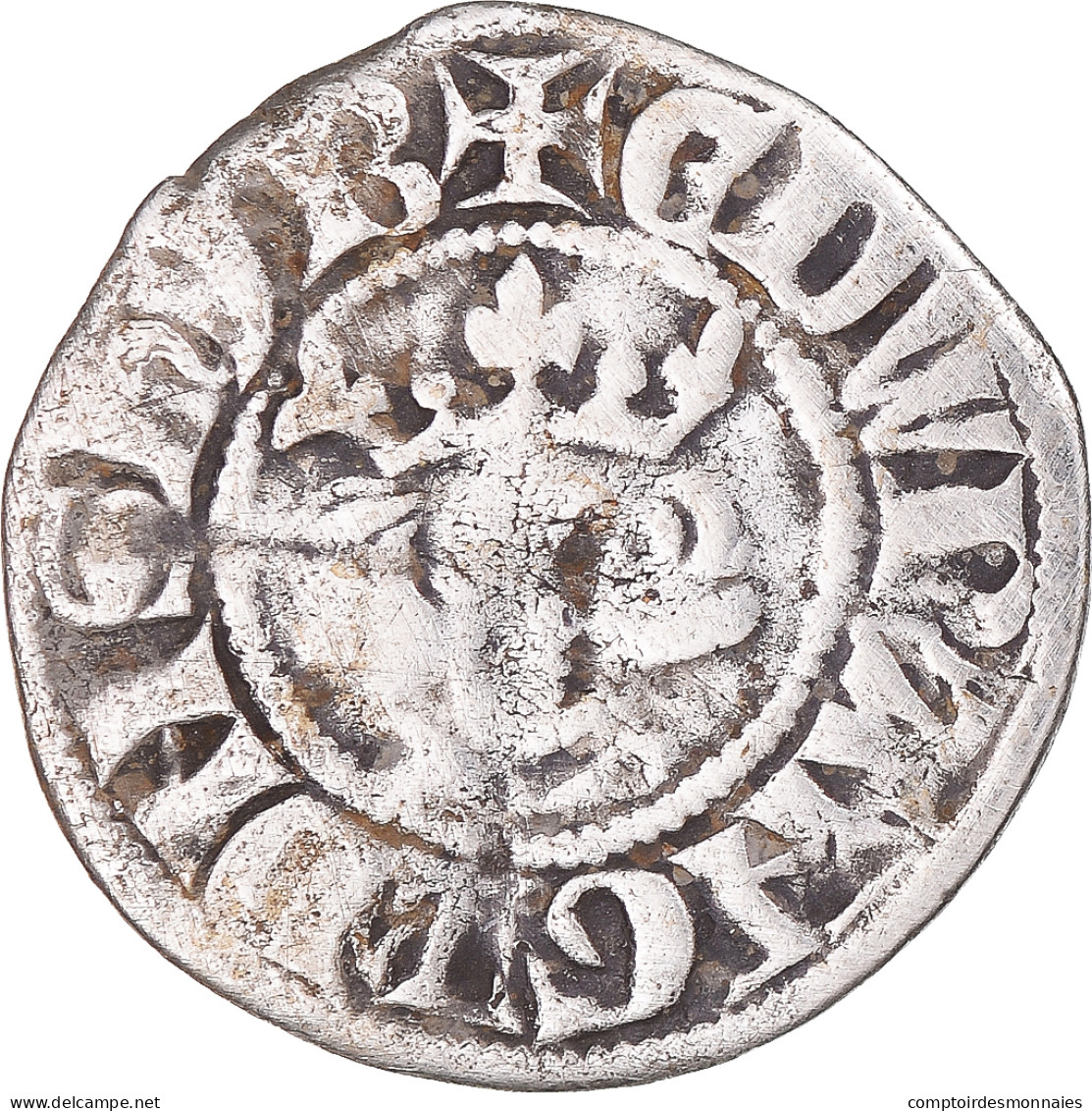 Monnaie, Grande-Bretagne, Edward I, II, III, Penny, Canterbury, TB+, Argent - 1066-1485 : Late Middle-Age