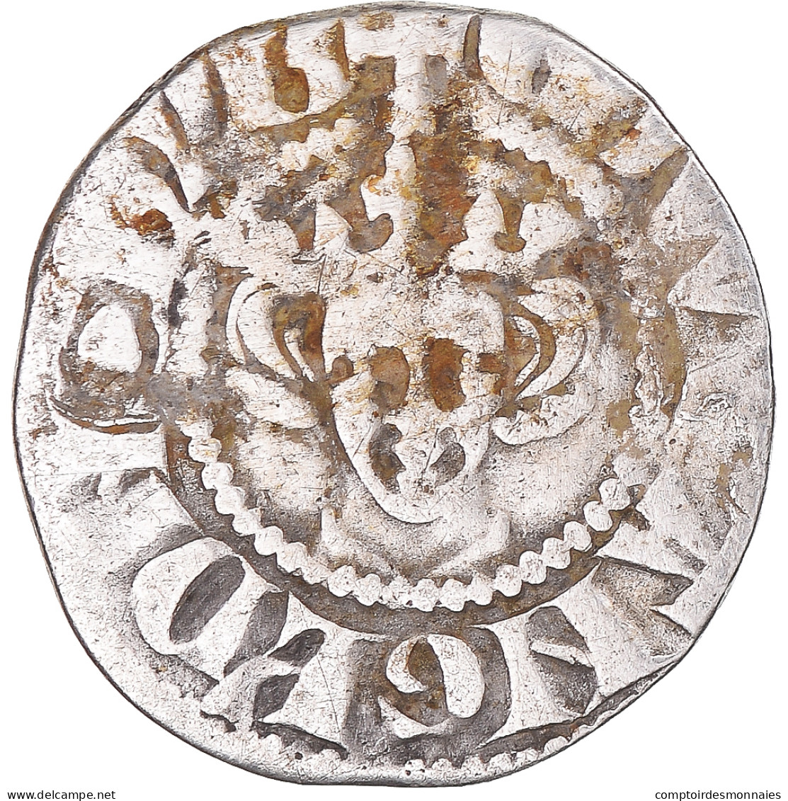 Monnaie, Grande-Bretagne, Edward I, II, III, Penny, Canterbury, TB+, Argent - 1066-1485 : Late Middle-Age