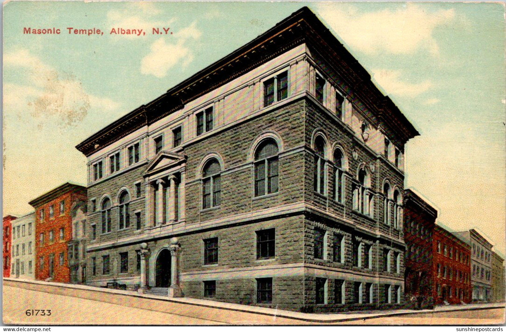 New York Albany Masonic Temple  - Albany