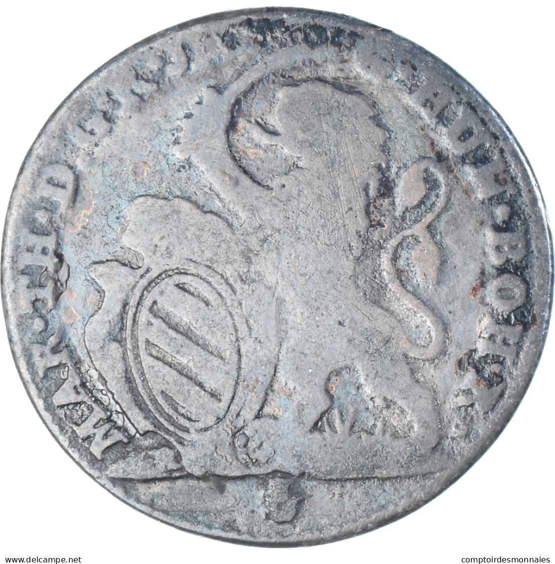 Monnaie, Pays-Bas Autrichiens, Maria Theresa, Escalin, 1754, Anvers, TB+ - Other & Unclassified