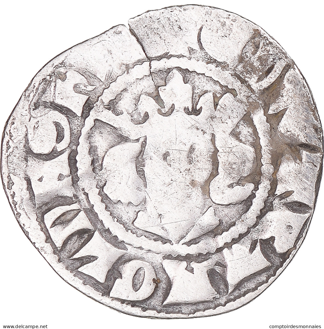 Monnaie, Grande-Bretagne, Edward I, II, III, Penny, Canterbury, TB+, Argent - 1066-1485 : Vroege Middeleeuwen