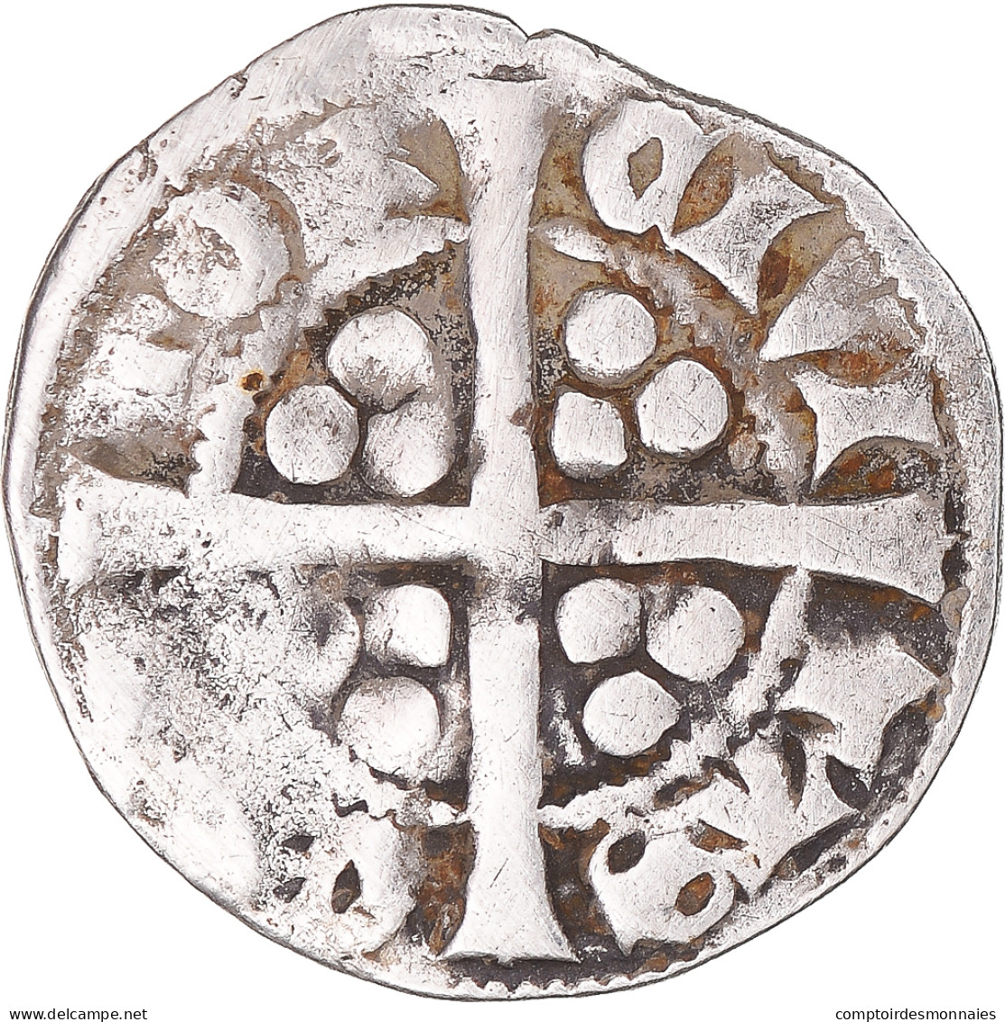 Monnaie, Grande-Bretagne, Edward I, II, III, Penny, Canterbury, TB+, Argent - 1066-1485 : Bas Moyen-Age