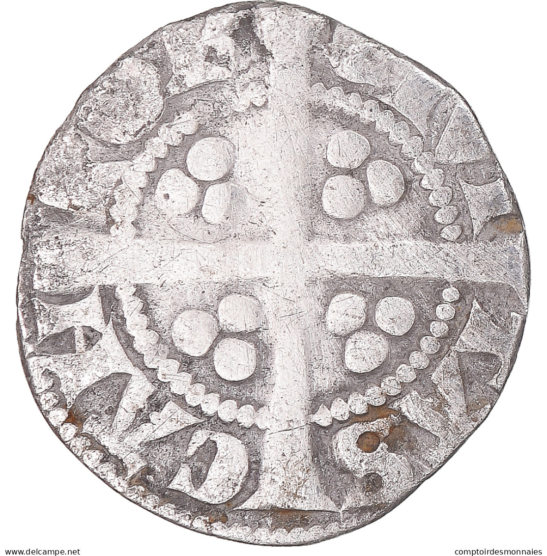 Monnaie, Grande-Bretagne, Edward I, II, III, Penny, Canterbury, TB+, Argent - 1066-1485 : Bas Moyen-Age