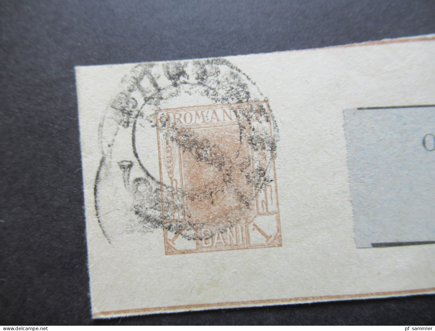 Rumänien 1899 Ganzsachen / 2x Streifband Mit Adressaufkleber Onor. Consulat Al Germaniei Galati - Interi Postali