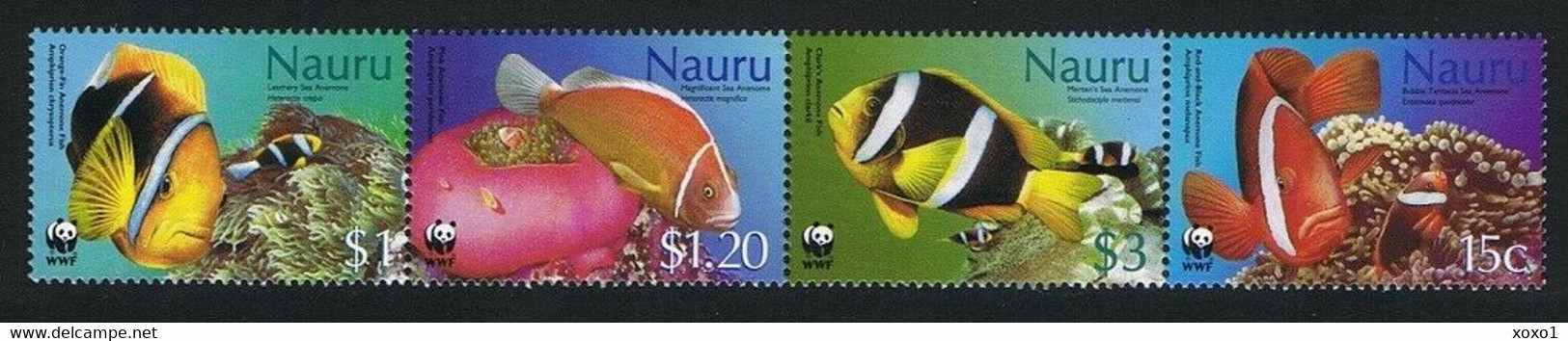 Nauru 2003 Michel No. 553-556 Sea Anemones Marine Life Fishes M/sh  MNH** 10,00 € - Nauru