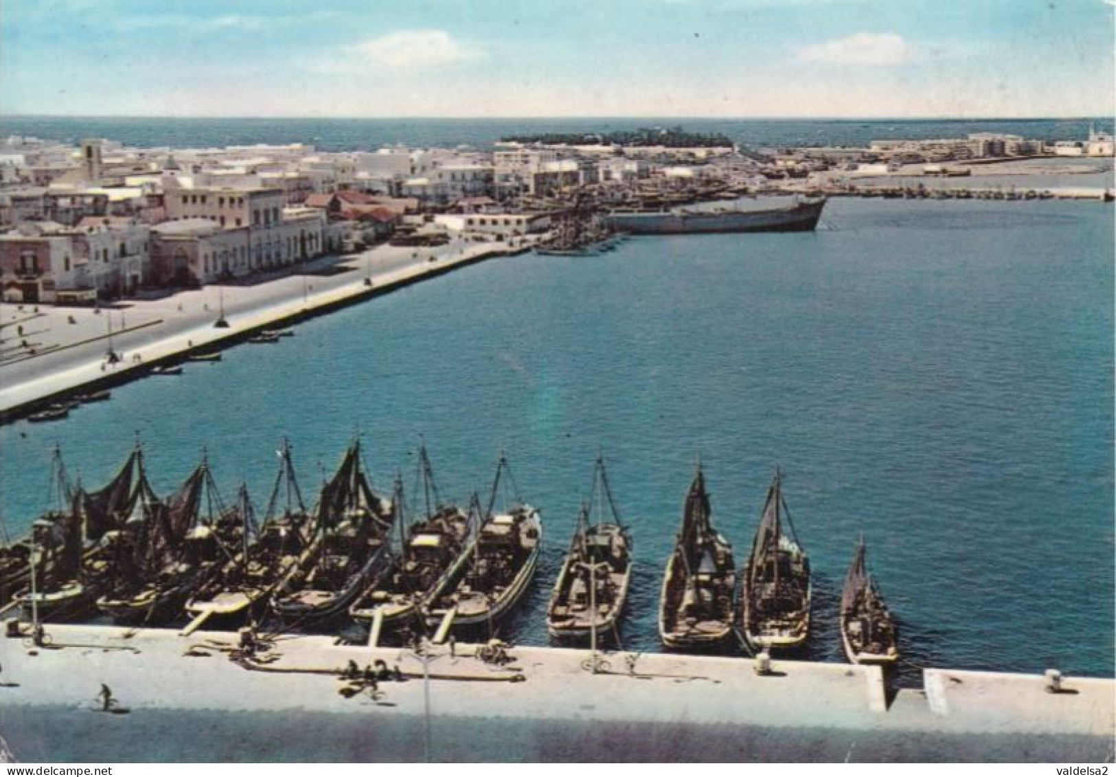 MOLFETTA - BARI - PANORAMICA DEL PORTO CON PESCHERECCI - Molfetta