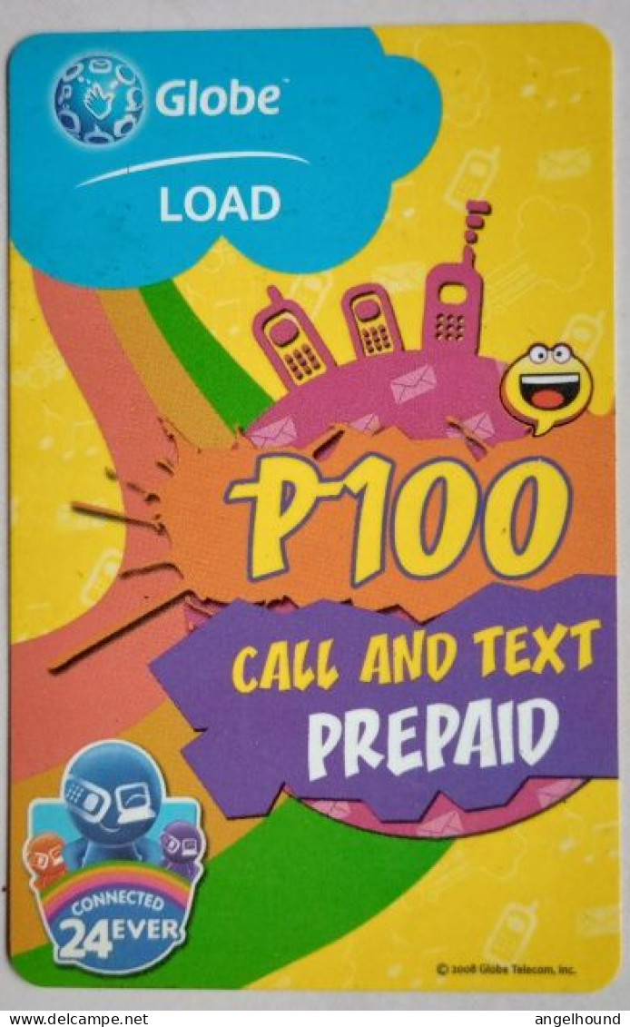 Philippines Glibe Load  P100 " 24EVER " - Philippines