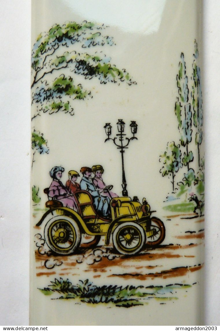 VINTAGE PLAQUE PROPRETE DE PORTE VOITURE PORCELAINE LIMOGES CHAMPS ELYSEES PARIS - Limoges (FRA)