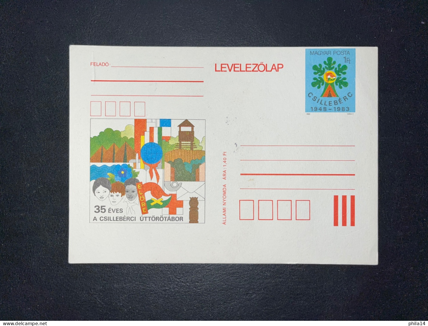 CARTE LEVELEZOLAP / MAGYAR POSTA / HONGRIE / CSILLEBERC / 1983 / NEUVE - Storia Postale