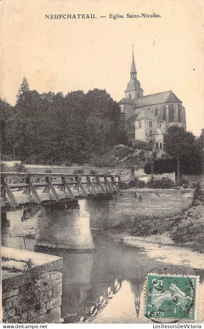 FRANCE - 88 - NEUFCHATEAU - Eglise Saint Nicolas - Carte Postale Ancienne - Neufchateau