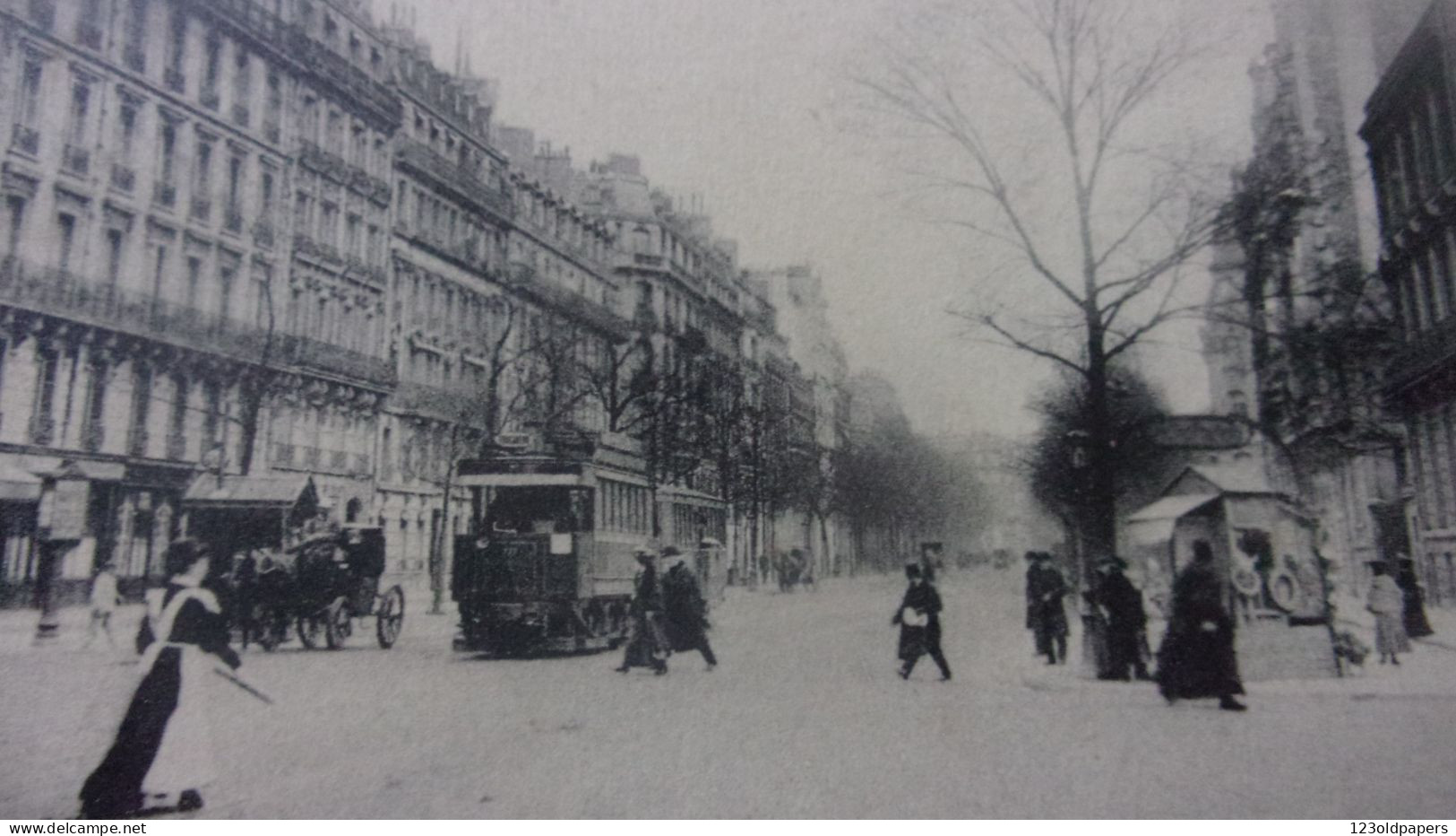 PARIS 17  BOULEVARD COURCELLES TRAMWAY  1929 - Arrondissement: 17